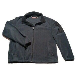 FREE COUNTRY Green Full Zip Fleece Jacket Size Large